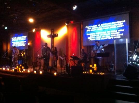 CBC Sanctuary during worship