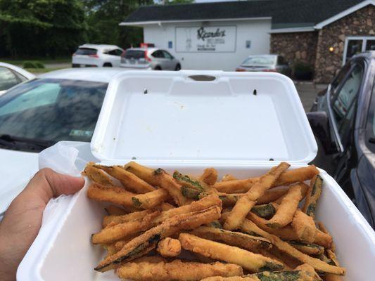 Zucchini Fries...best damn thing to get here!