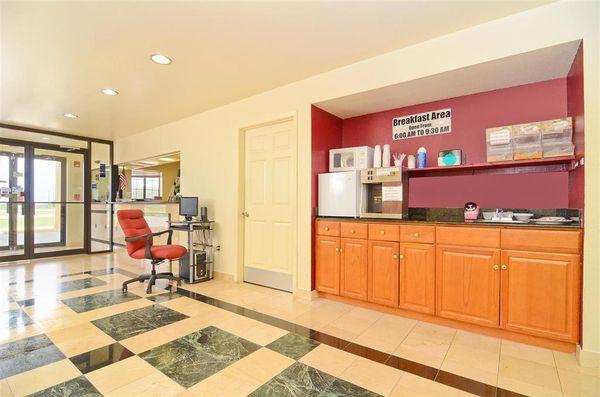 Front Desk and Breakfast Area