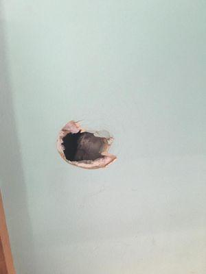 Sheetrock and hole patching and repair