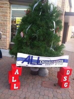 North Town ALL DSG Christmas Tree.  Work in progress...