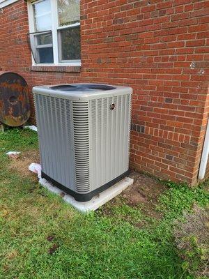 After new units heat pump