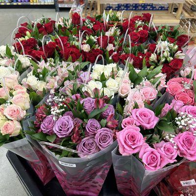 Beautiful flowers arrangement for Valentine's Day