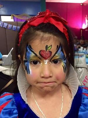 Face Painting Houston - Snow white butterfly