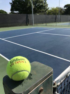 Center Court net post