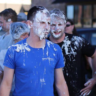 Grand Opening-Pie the instructors for a good cause