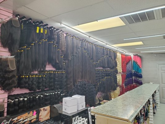 Biggest Virgin Human Hair Selection In Tampa Bay!