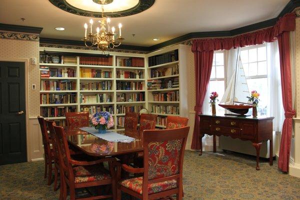 Blaire House of Tewksbury Assisted Living Library