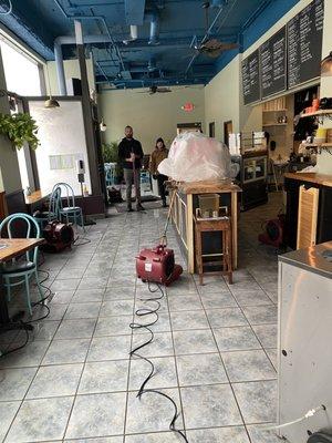 Culprit Cafe & Bakery - Water Damage - Pipe Rupture