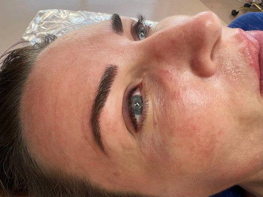 Permanent Eye Liner and Microbladed Brow