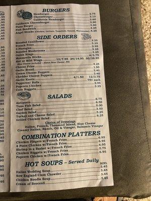 Menu!