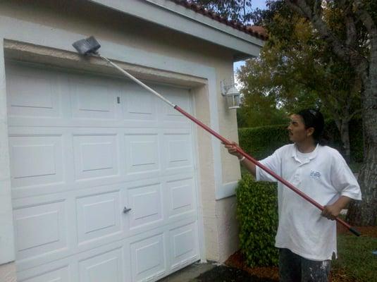 Cleaning garages