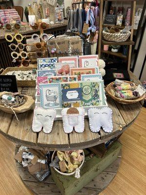 I love this little boutique!!!  The cutest handmade cards, cool travel cups, unique baby items & jewelry!