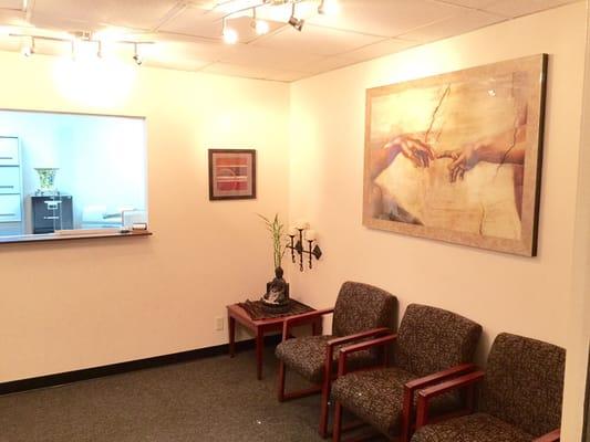 Beautiful patient waiting area