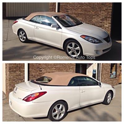 New convertible top installed by Romero's Auto Tops