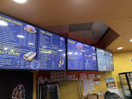 Menu Display