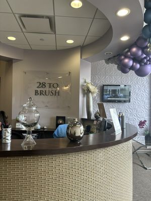 Front desk area