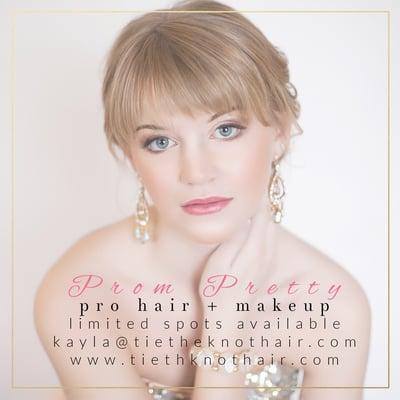 Prom Hairstyling and Airbrush Makeup