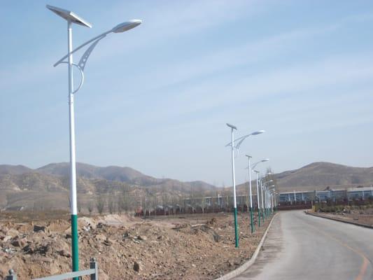 Solar Powered Street Lights