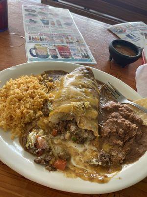 This is the number 39 the Jalisco burrito!!! So good!