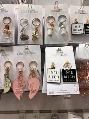 Which matching keychains would you get with your closest friend?