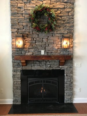 New Indoor Fireplace