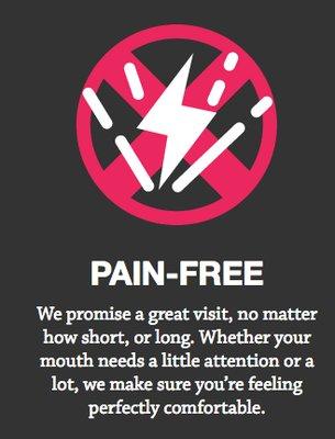 We promise a great visit, no matter how short, or long. Whether your mouth needs a little attention or a lot.