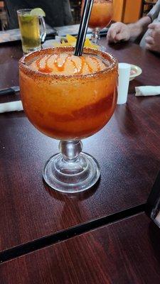 Mango & Chamora Margarita lrimmed with sugar