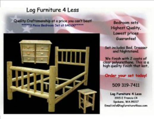 Log Furniture 4 Less