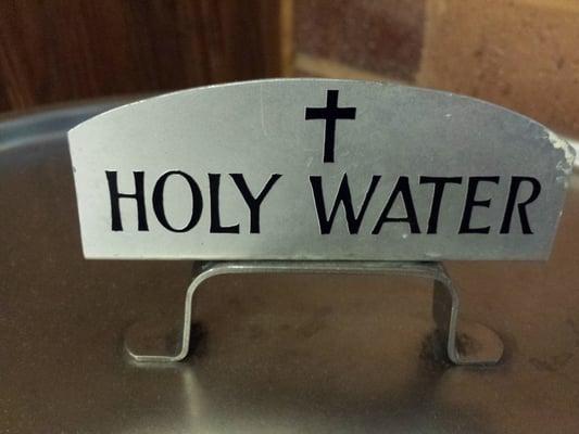 Holy water!