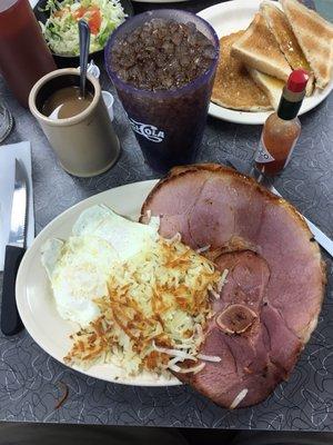 When the menu said...big ham, it is a BIG HAM!!!