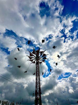 Swings are my favorite!!! Super fun! Unlimited rides with the Weekday Dizzy Pass!! Yay!