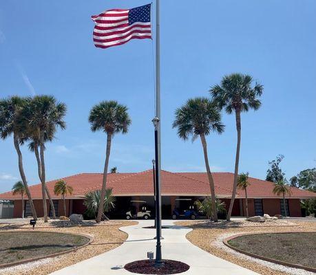 Front of Clubhouse