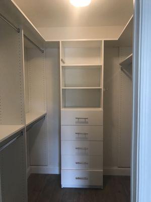 Bedroom closets.