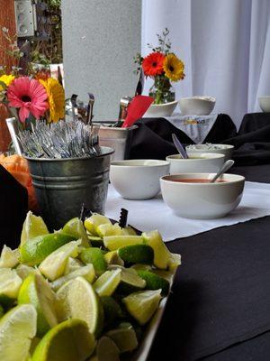 Let us cater your next event.  Call us for more information.