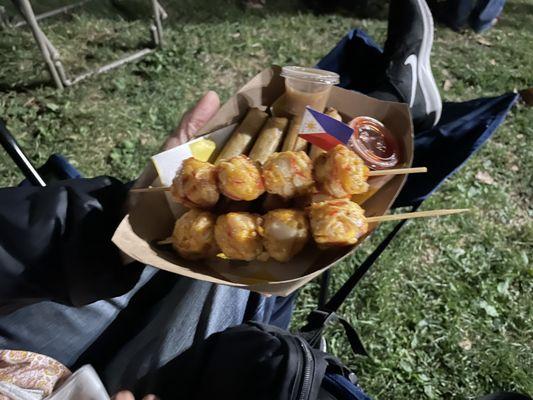 Pork Lumpia & Lobster Balls