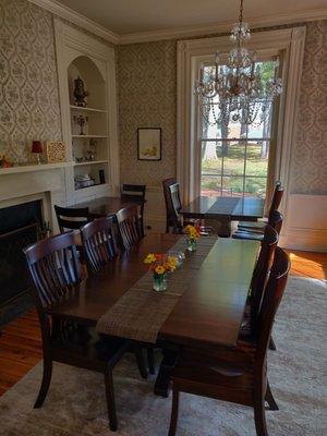 Dining area with music