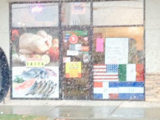 Not sure how to take the backwards American flag in the window. But if I find out anything negative?I will have a word with them