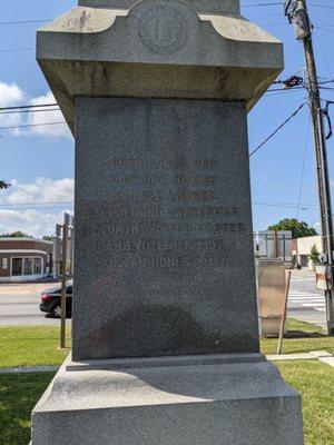 Richard Caswell Monument, Kinston