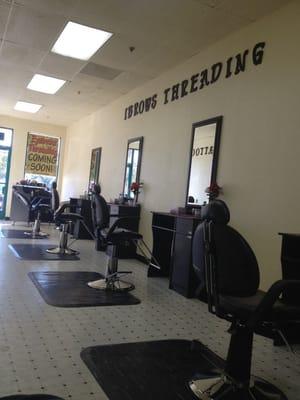 Eyebrow threading & full service salon