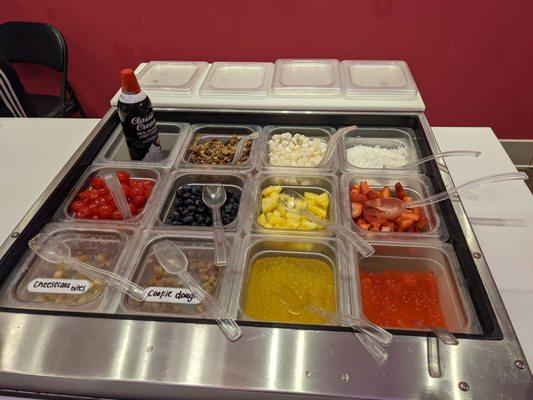 Fruit toppings