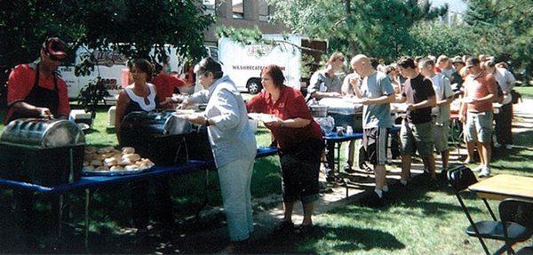 Summer Picnic Buffet lines