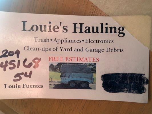 Louie’s Hauling