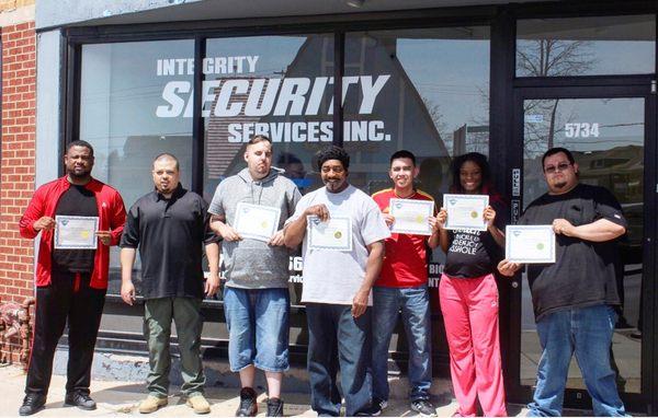 These students completed our first 20hr security guard class!