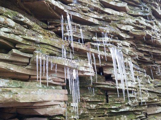 Cold hiking day