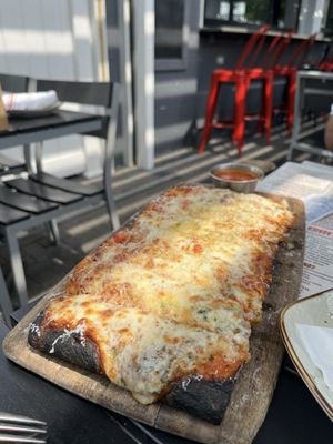 Wood Fired Garlic Bread Pizza