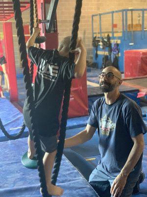 Come try our ninja warrior program! We have amazing, dedicated coaches.