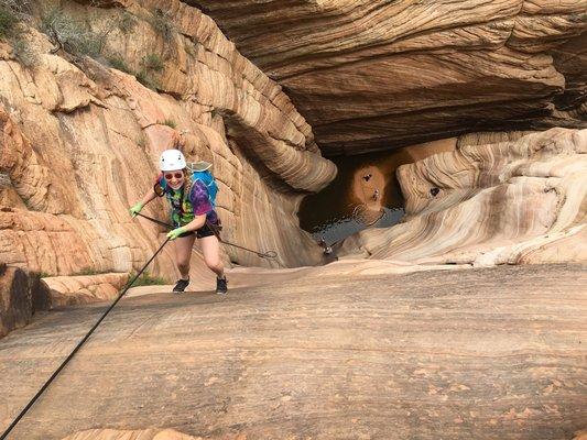 canyoneering near hurricane, ut