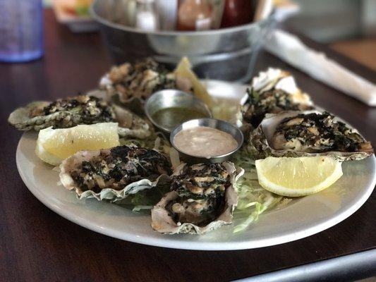 Baked King Dynamite Oysters, delicious and filling!