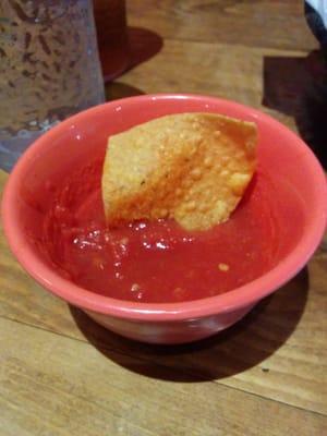 Chips and salsa. Yum